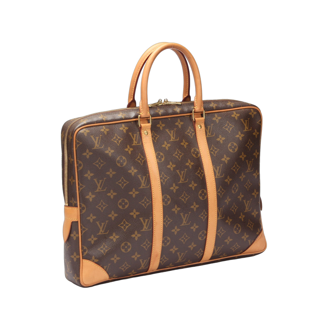 Brown Louis Vuitton Monogram Porte-Documents Voyage Business Bag