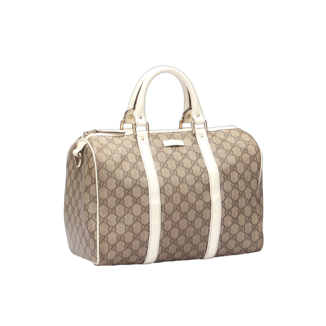 Gucci GG Supreme Joy Boston Bag Canvas Handbag 193608 in Good condition