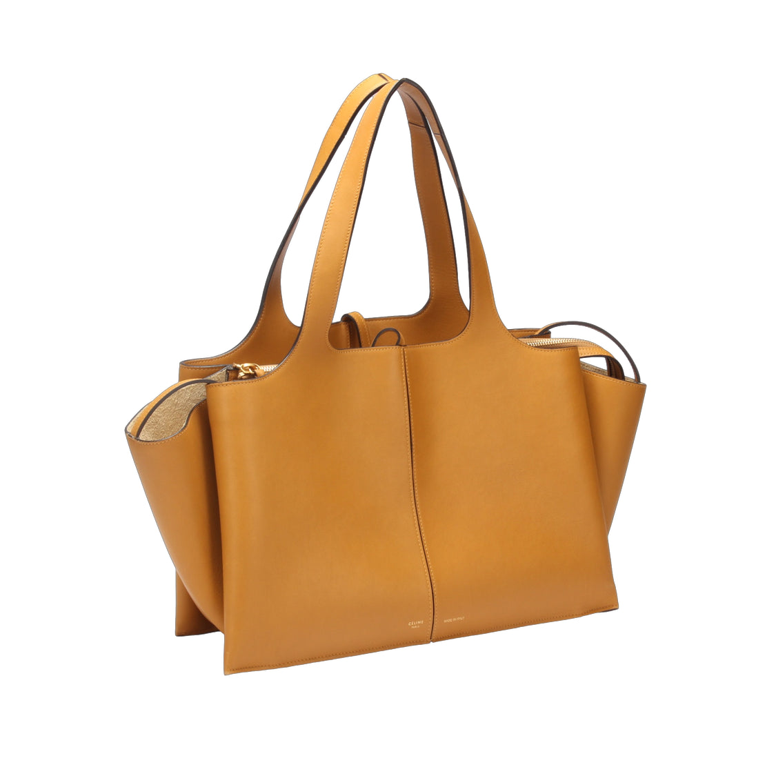 Celine Medium Trifold Handbag Leather Handbag in Good condition