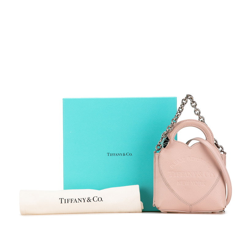 Tiffany & Co Leather Micro Tote Handbag