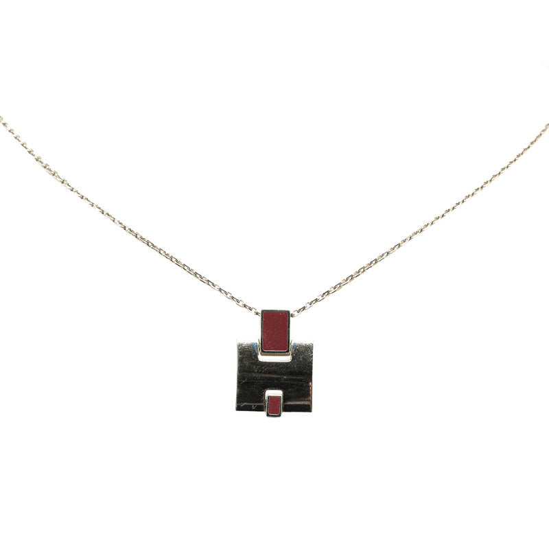 Hermes Eileen H Motif Metal Necklace