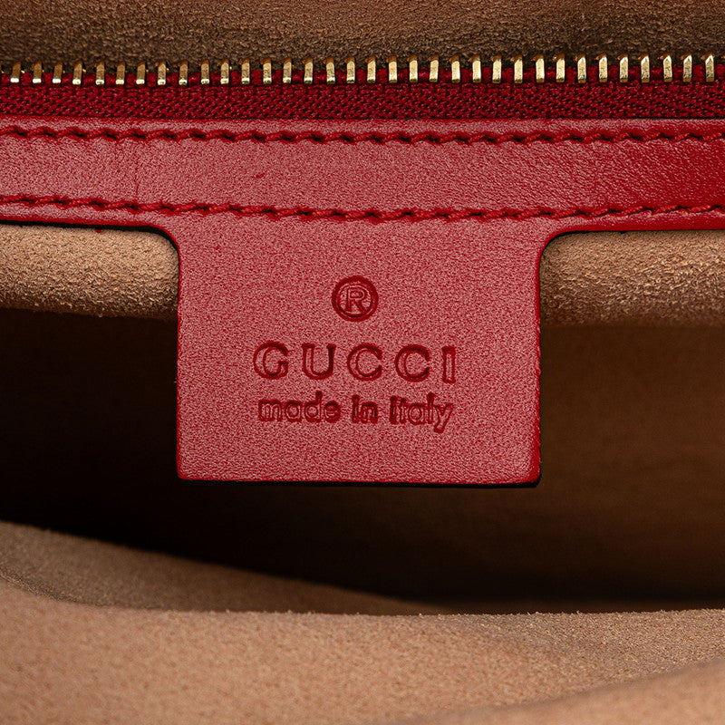 Gucci Leather Guccissima 2WAY Handbag 428207 Red in Great Condition