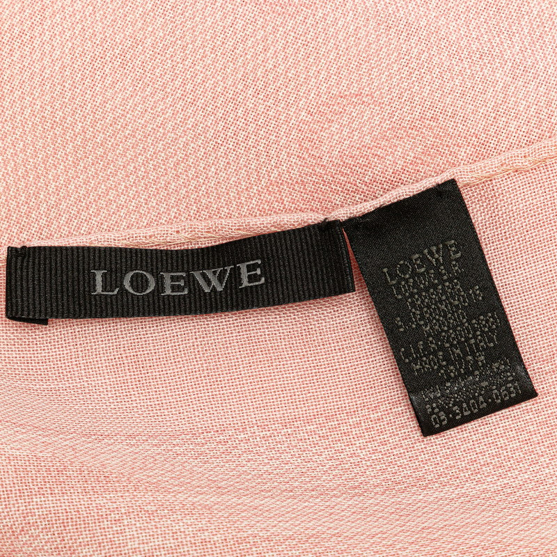 Loewe Wool Silk Anagram Scarf