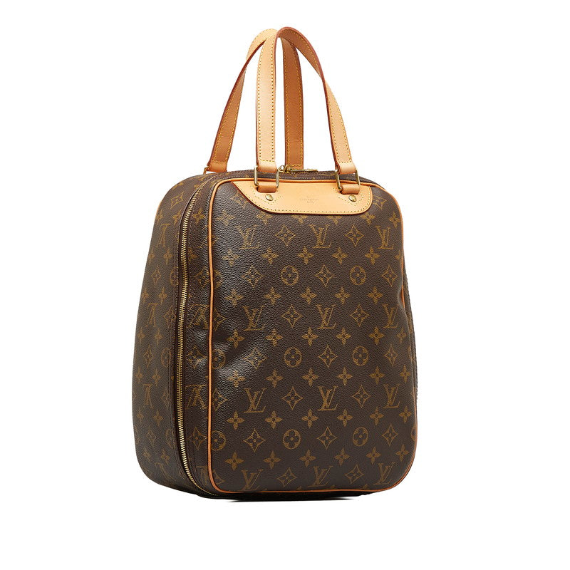 Louis Vuitton Monogram Excursion Handbag M41450 Brown PVC Leather in Great Condition