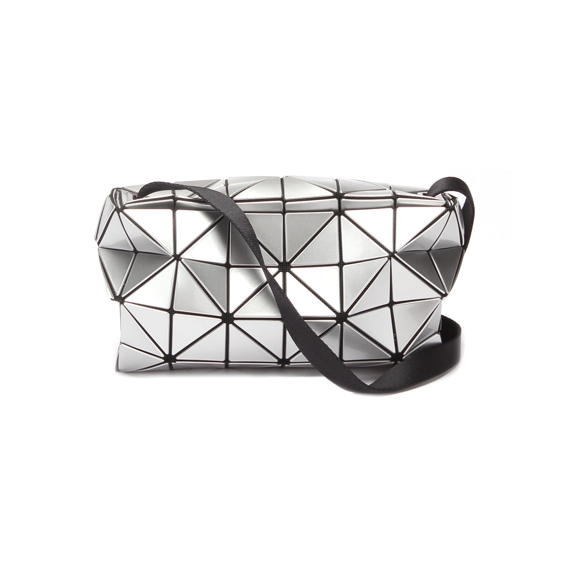 Issey Miyake Bao Bao Silver Carton Crossbody Bag Plastic Crossbody Bag in Great Condition