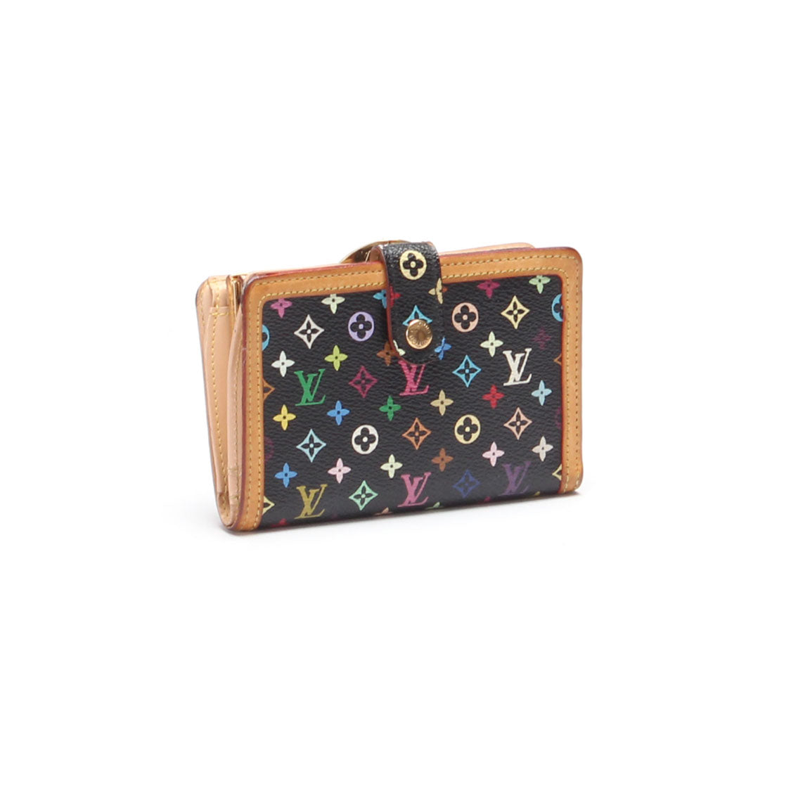 Louis Vuitton Monogram Multicolore French Purse Canvas Long Wallet in Great Condition