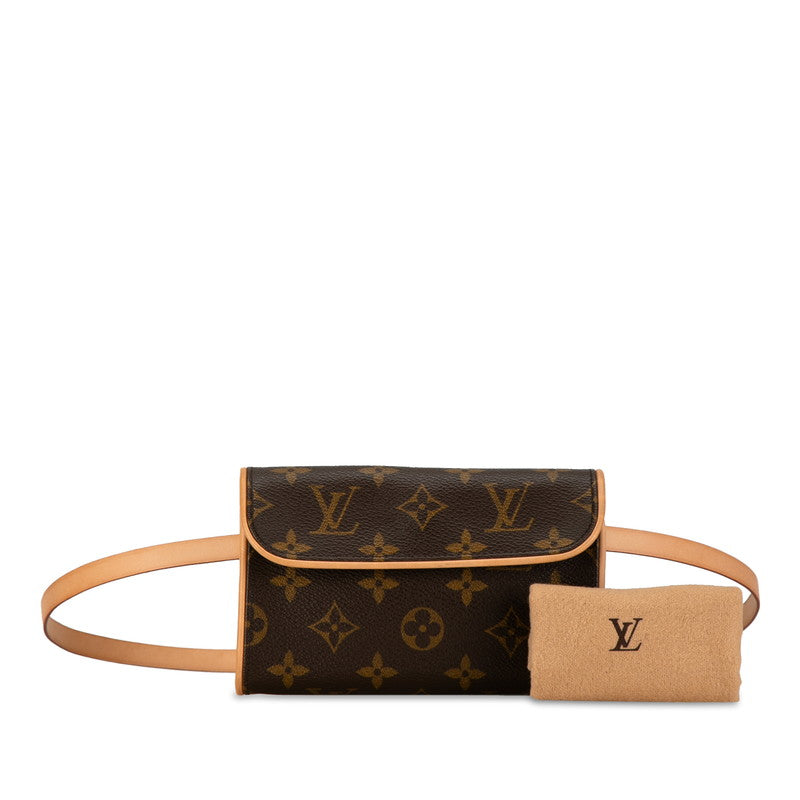 Louis Vuitton Monogram Pochette Florentine S Waist Bag M51855 Brown PVC Leather