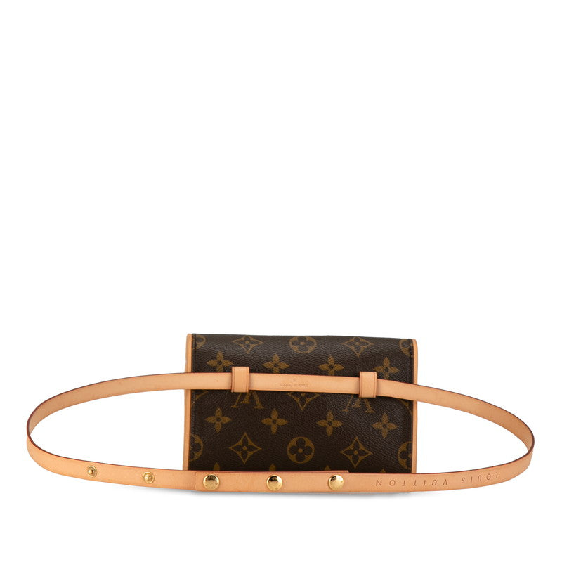 Louis Vuitton Monogram Pochette Florentine S Waist Bag M51855 Brown PVC Leather