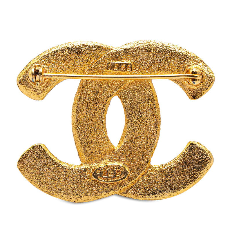 Chanel Vintage Gold Plated Brooch in Great Condition