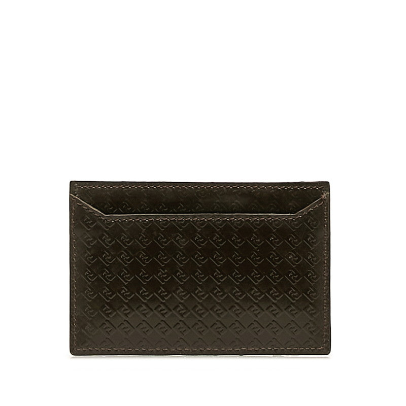 Fendi Leather Card Case 7M0012 in Very Good Condition