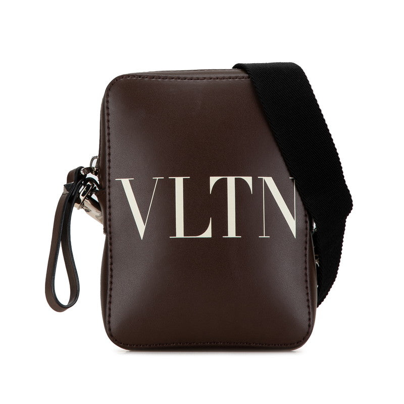 Valentino Leather Logo Crossbody Bag