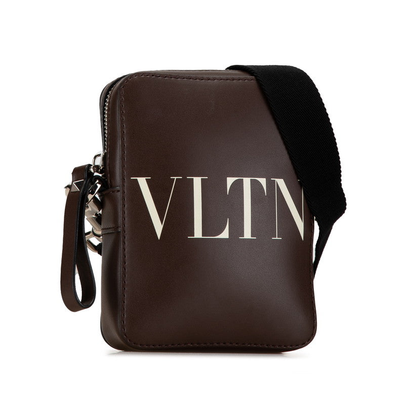 Valentino Leather Logo Crossbody Bag