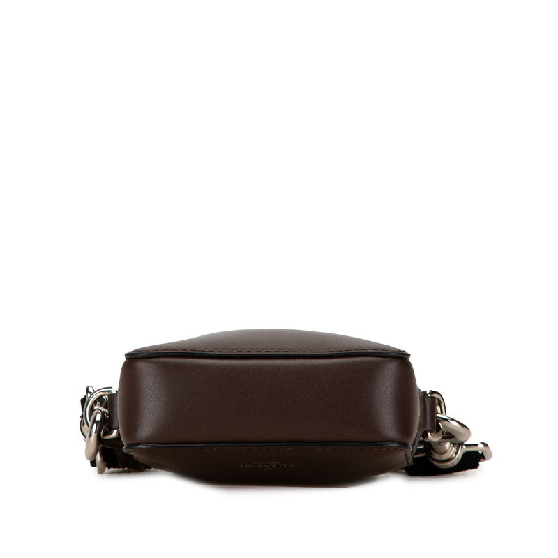 Valentino Leather Logo Crossbody Bag