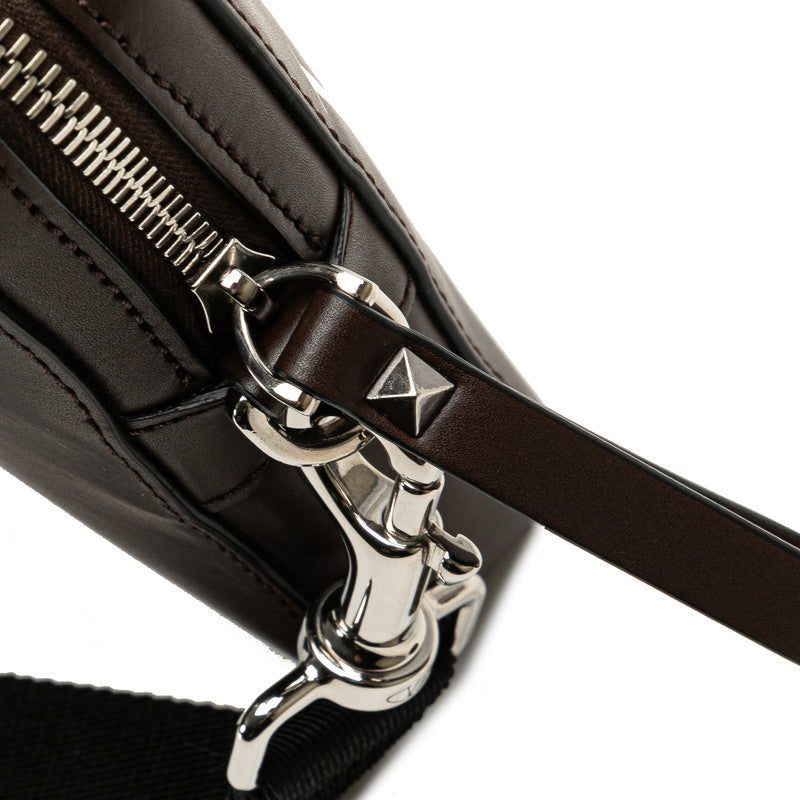 Valentino Leather Logo Crossbody Bag