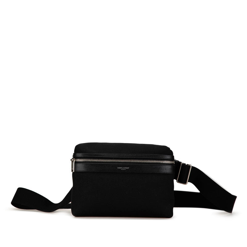 Saint Laurent Canvas Leather Waist Bag 634717