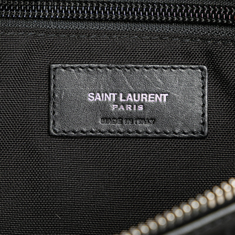 Saint Laurent Canvas Leather Waist Bag 634717