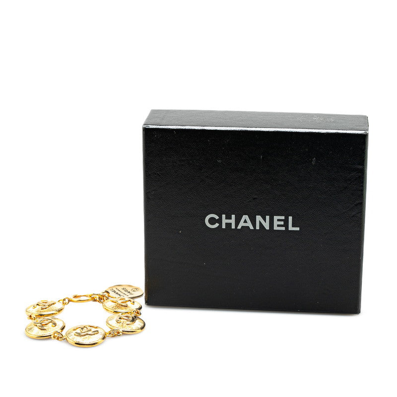 Chanel Coco Mark Gold Plated Bracelet