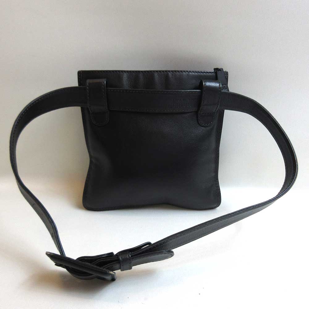 Chanel Leather Waist Pouch Black