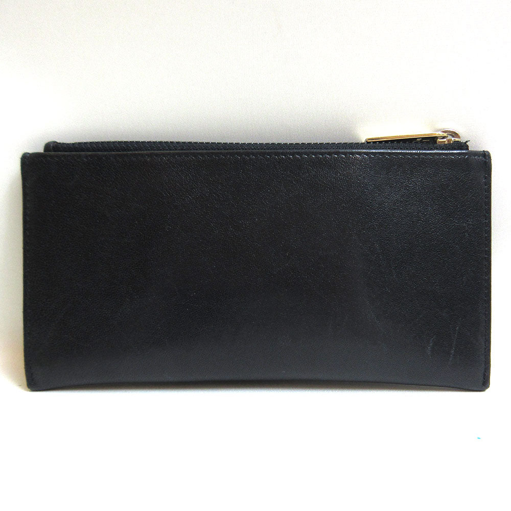 Chanel Leather Card Case & Billfold Long Wallet in Very Good Condition