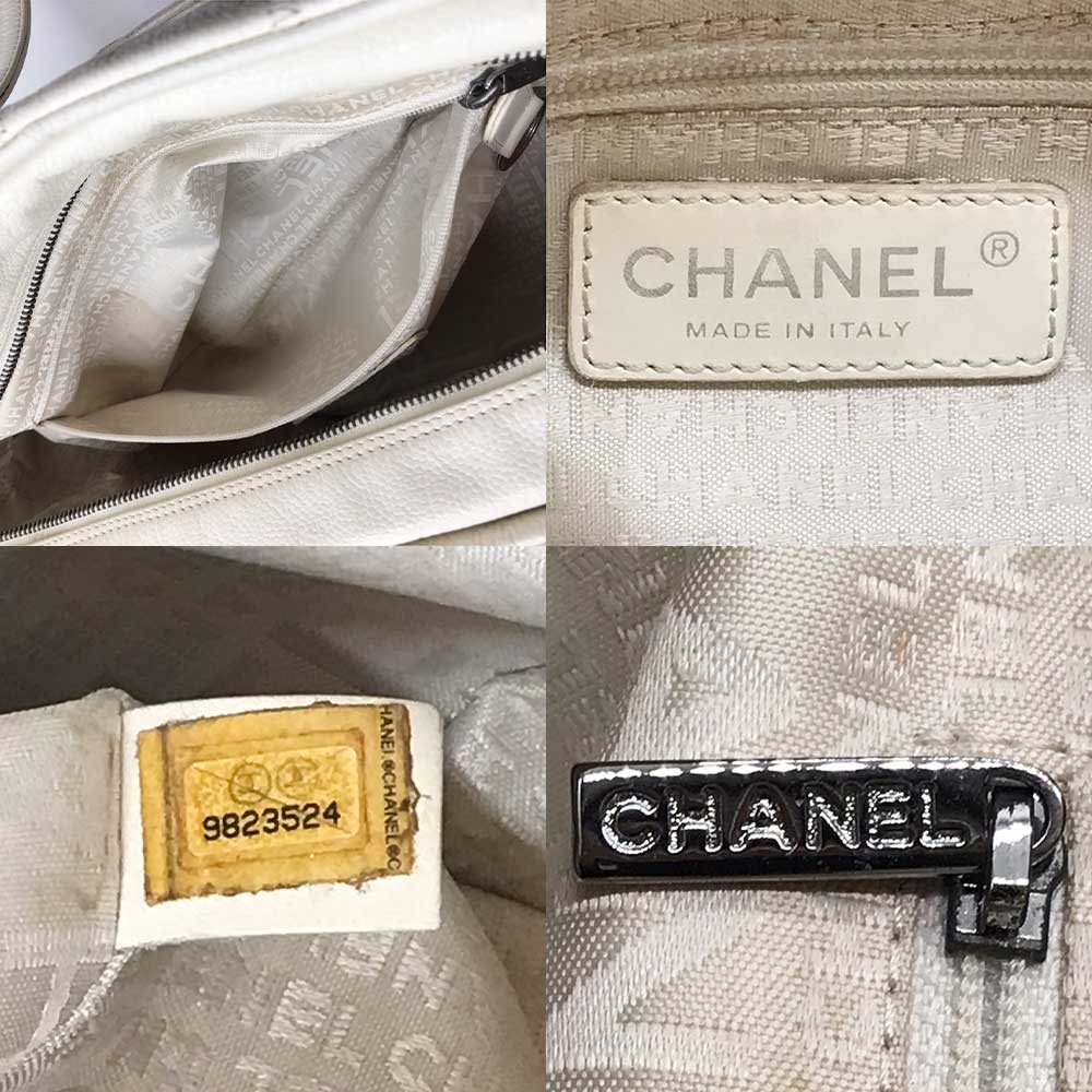 Chanel Leather Chocolate Bar Boston Bag