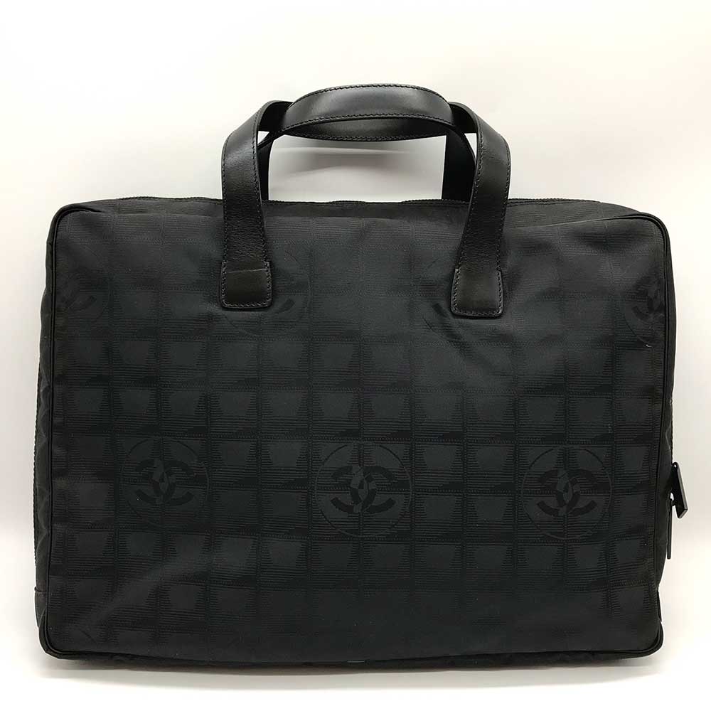 Chanel Nylon New Travel Line Briefcase Black