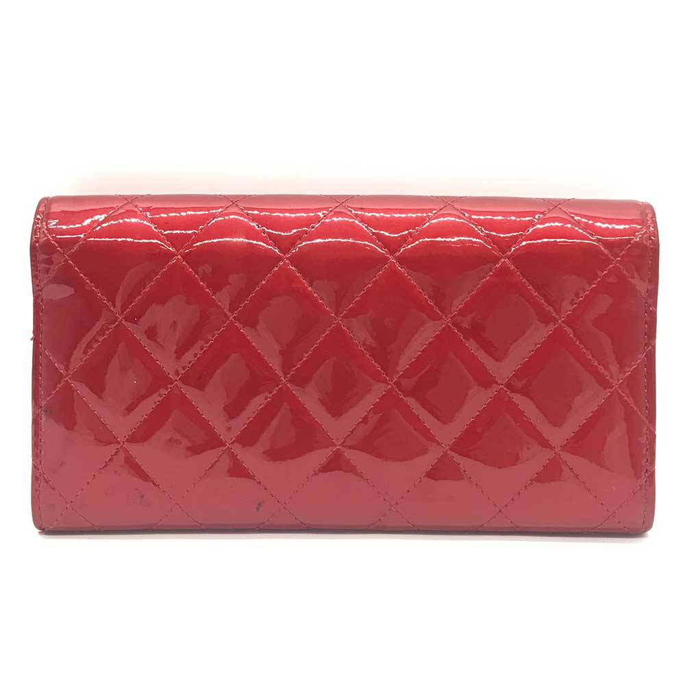 Chanel Matelasse Long Wallet Bordeaux