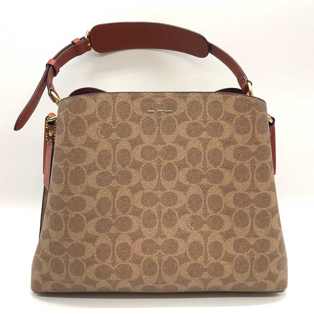 Coach PVC Leather 2way Shoulder Bag C2745