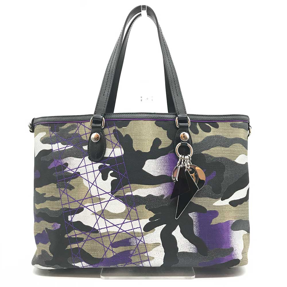 Dior Anselm Reyle Canvas Tote Bag Multicolor in Great Condition