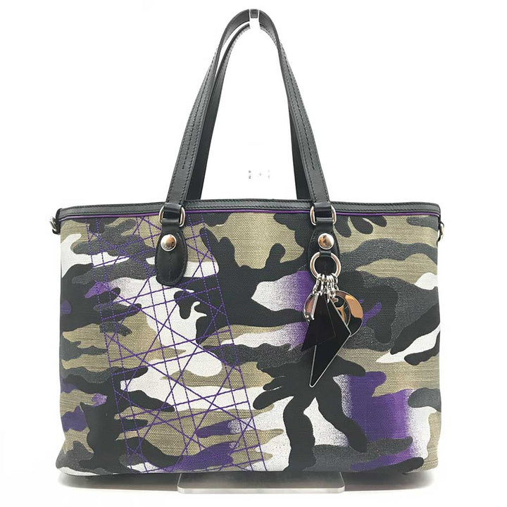 Dior Anselm Reyle Canvas Tote Bag Multicolor