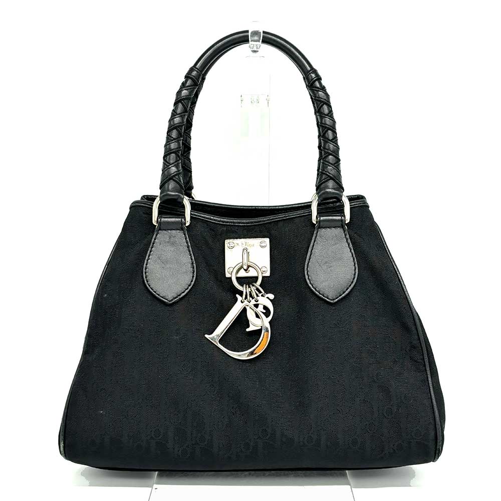 Dior Trotter Lovely Handbag Tote Bag Black