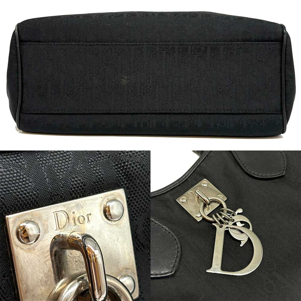 Dior Trotter Lovely Handbag Tote Bag Black