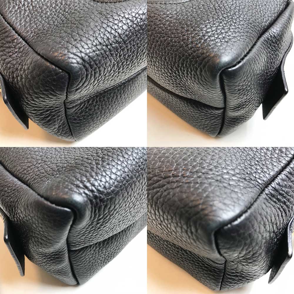 Gucci Leather Soho Cosmetic Pouch 308636 in Very Good Condition