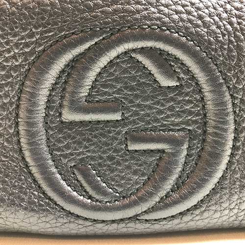 Gucci Leather Soho Cosmetic Pouch 308636 in Very Good Condition