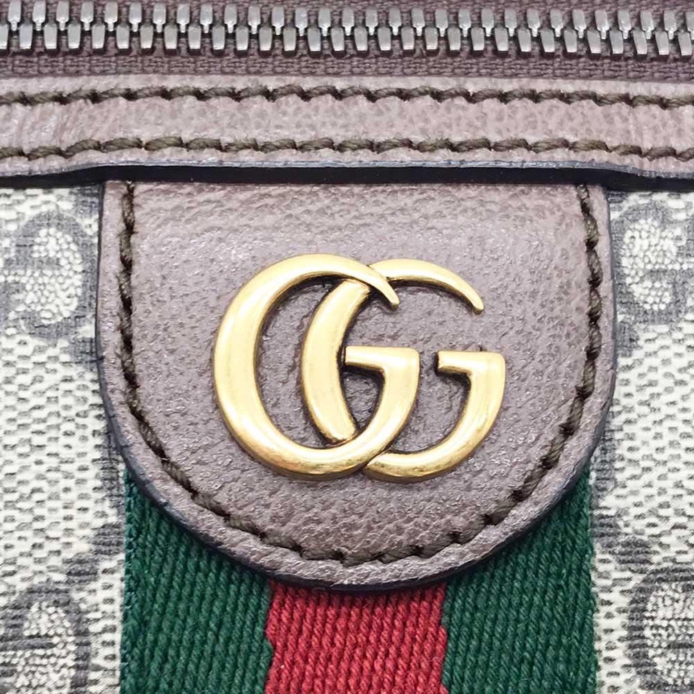 Gucci Ophidia GG PVC Leather Shoulder Bag 598127 in Great Condition