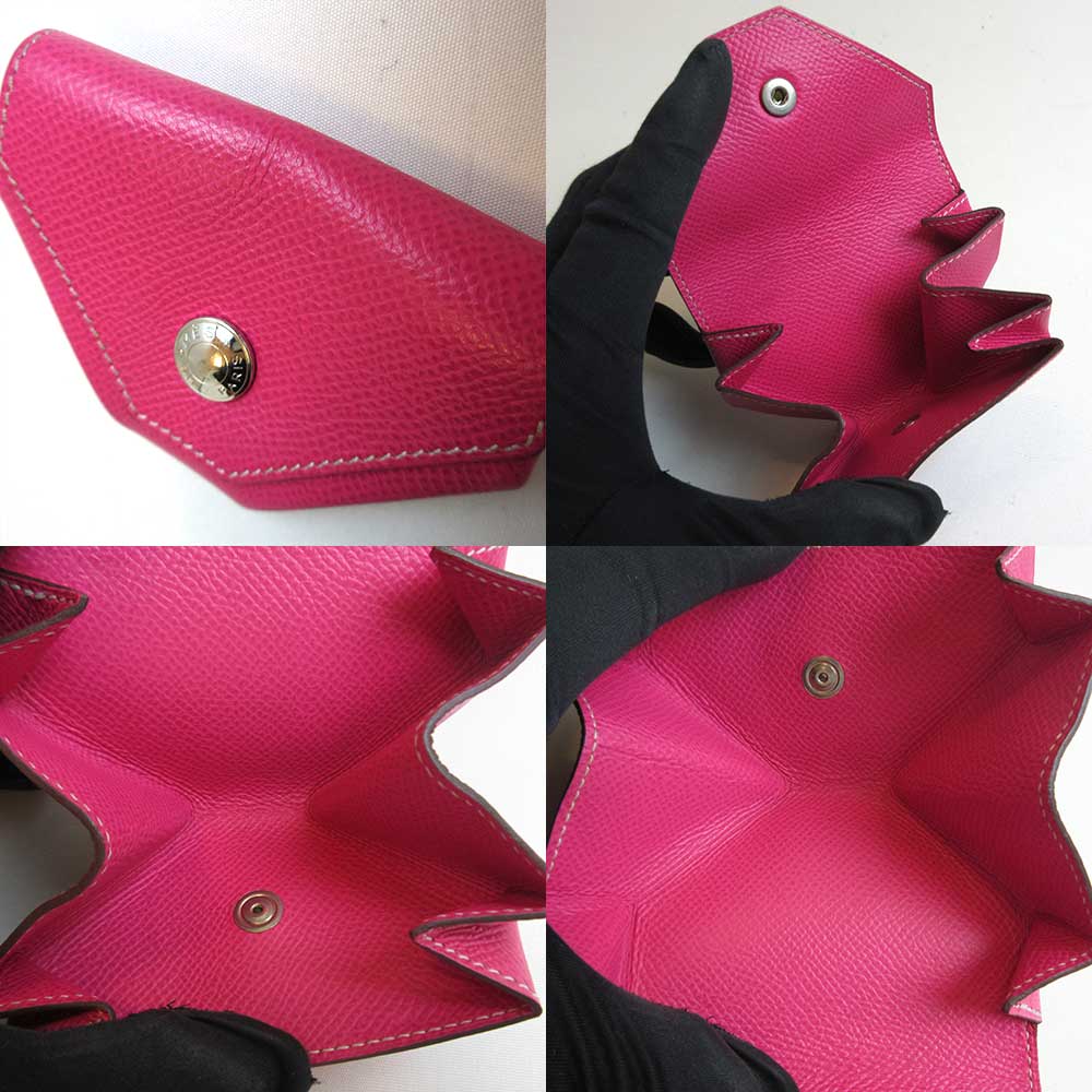 Hermes Coin Case Pink Veau Epsom