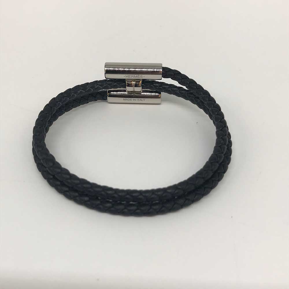 Hermes Swift Leather Turni Tresse Bracelet