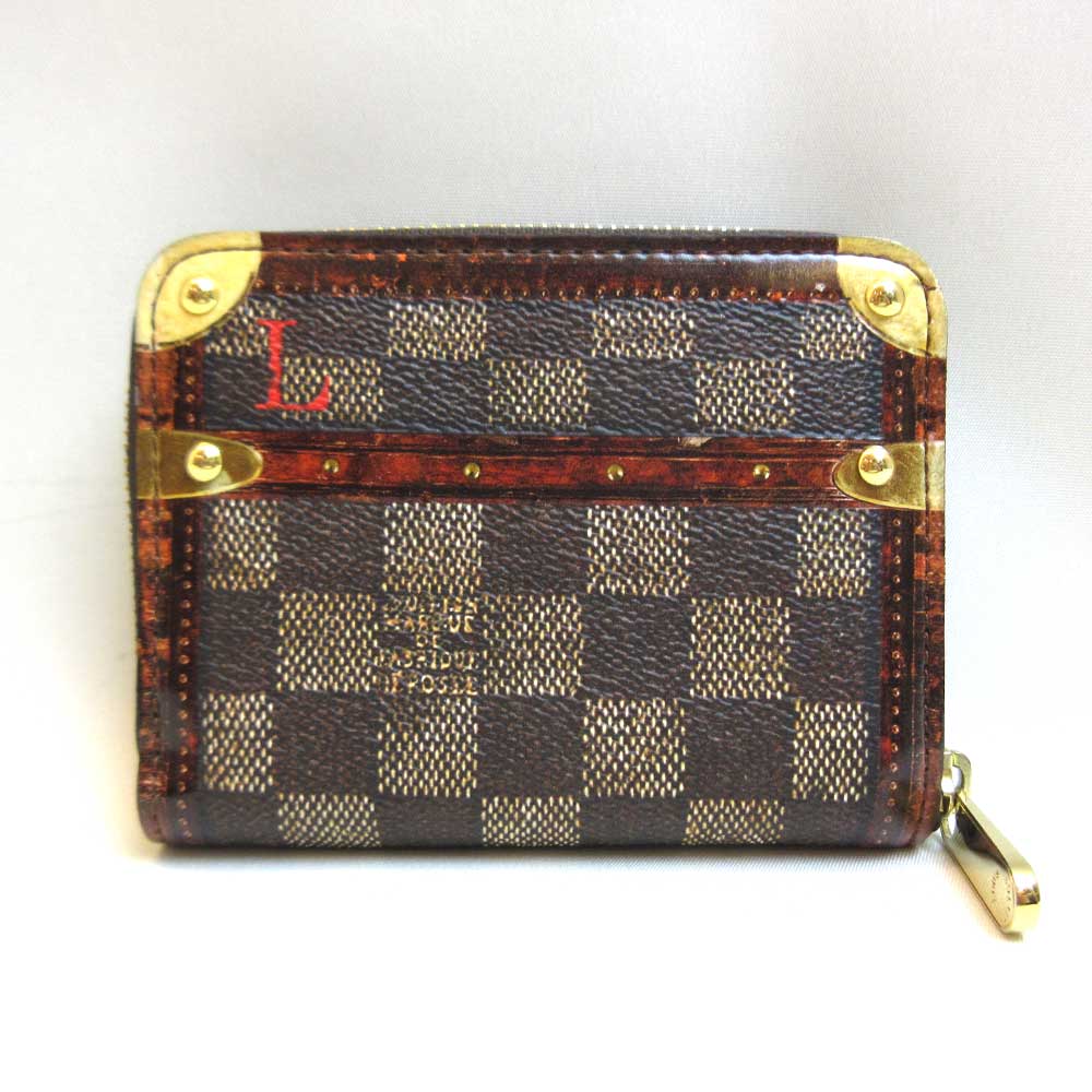 Louis Vuitton Damier Trunk Time Zippy Coin Purse M52745