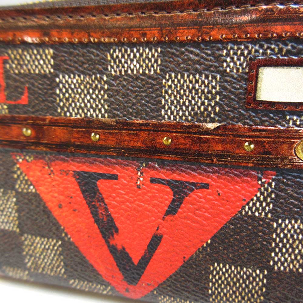 Louis Vuitton Damier Trunk Time Zippy Coin Purse M52745