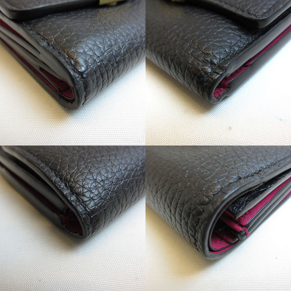 Louis Vuitton Leather Portefeuille Capucines XS Wallet M68587 in Great Condition