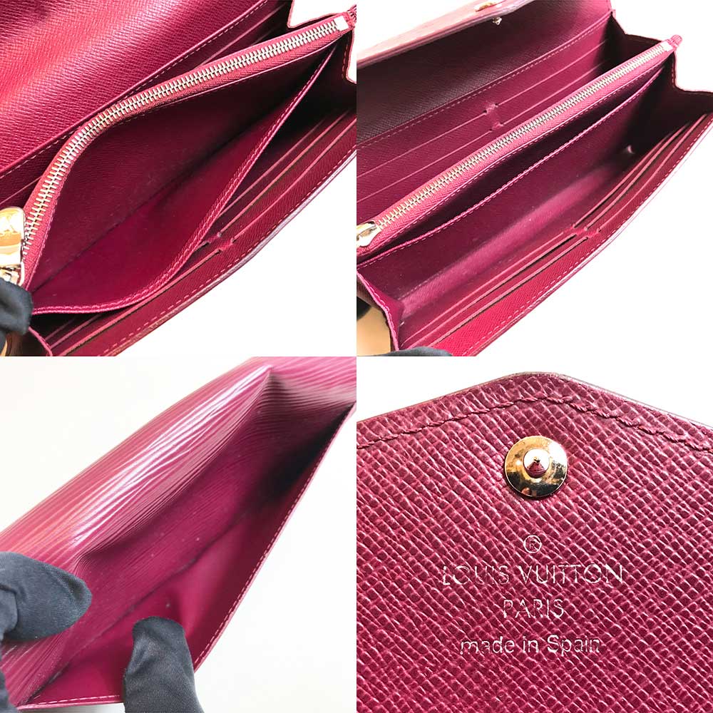 Louis Vuitton Epi Portefeuille Sarah Long Wallet M60580 in Good Condition