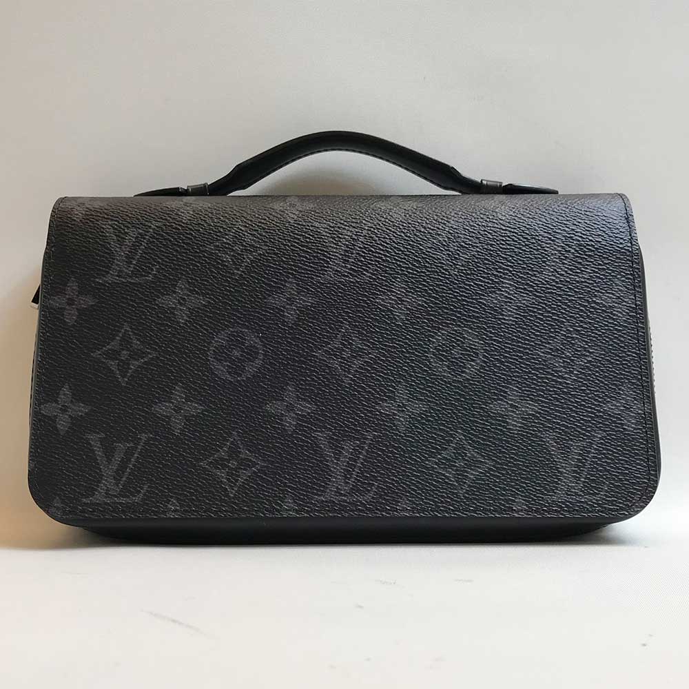 Louis Vuitton Monogram Eclipse Zippy XL Wallet M61698 in Very Good Condition