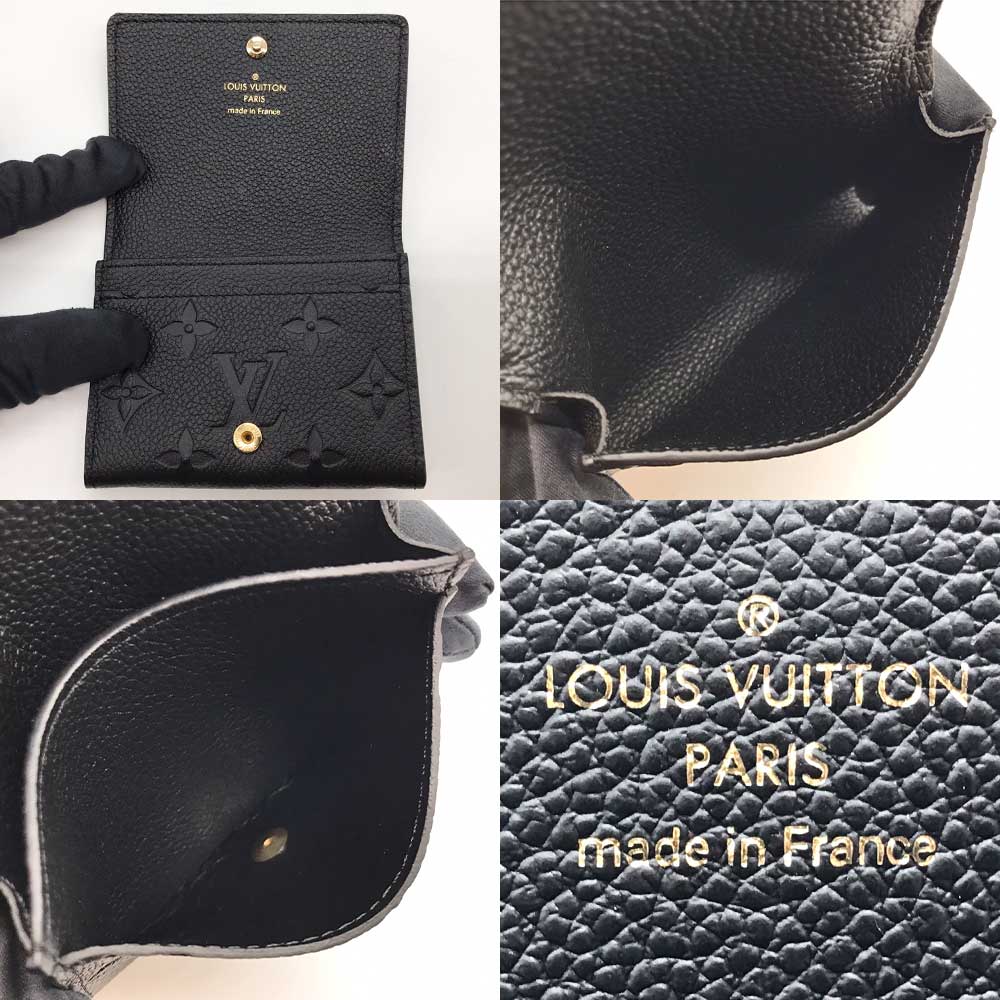 Louis Vuitton Monogram Empreinte Leather Card Case M58456