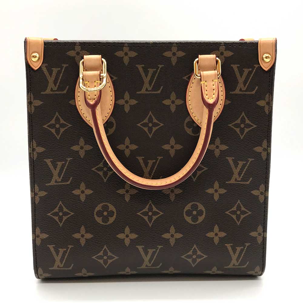 Louis Vuitton Monogram Sac Plat BB Handbag M46265 in Great Condition