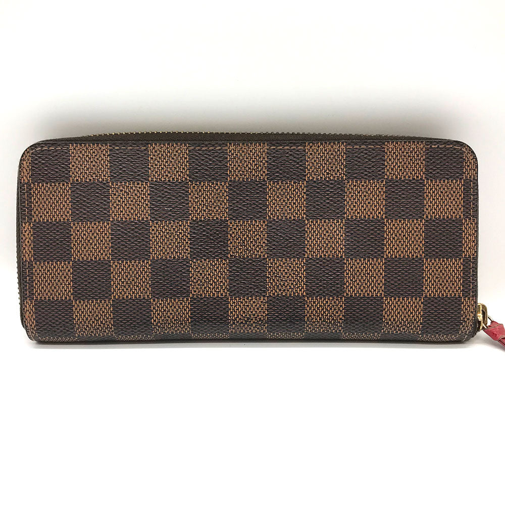 Louis Vuitton Damier Clemence Long Wallet N60534 in Good Condition