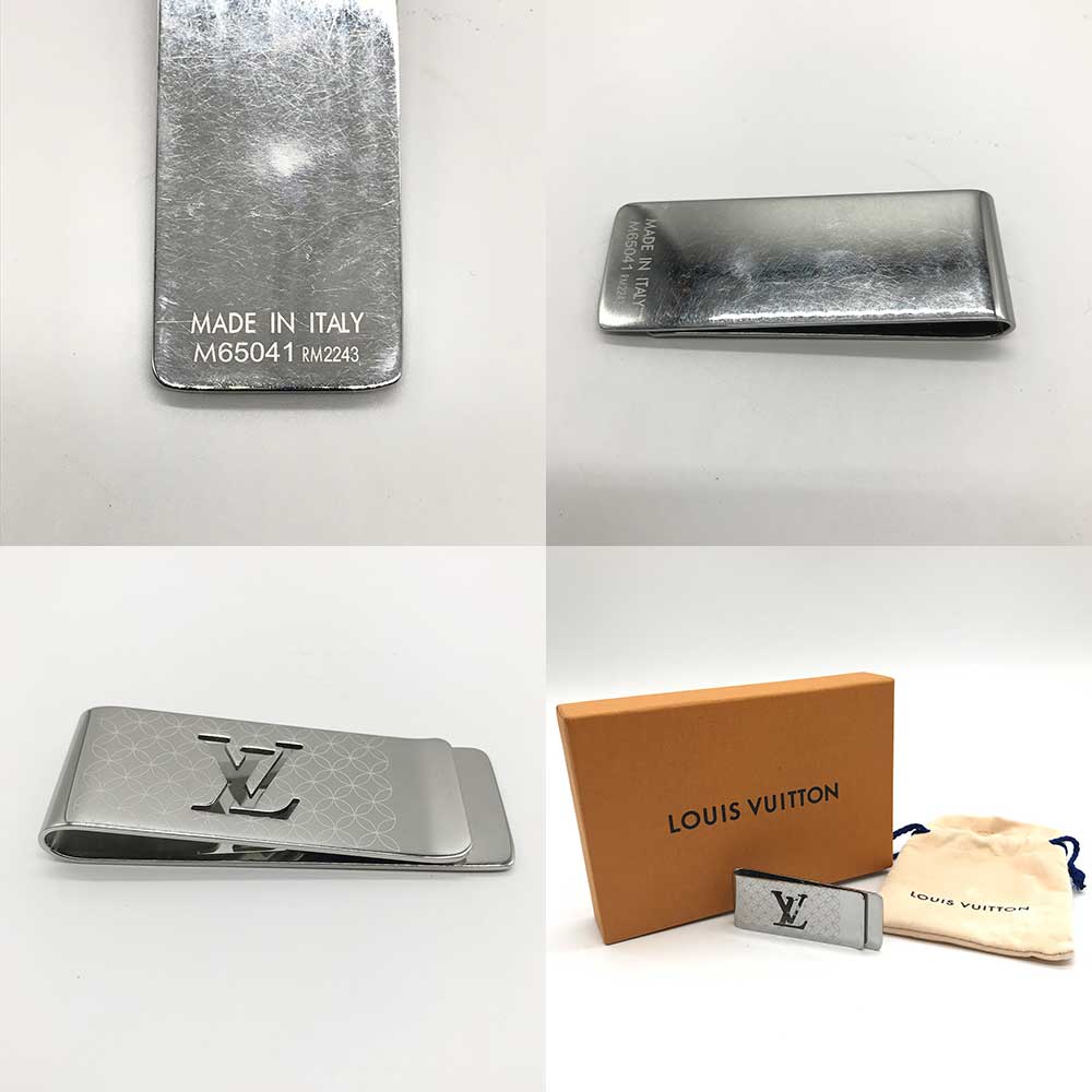 Louis Vuitton Money Clip Silver