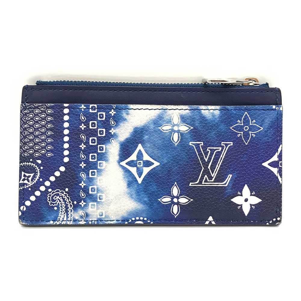 Louis Vuitton Bandana Monogram Coin Card Case M81432 in Very Good Condition