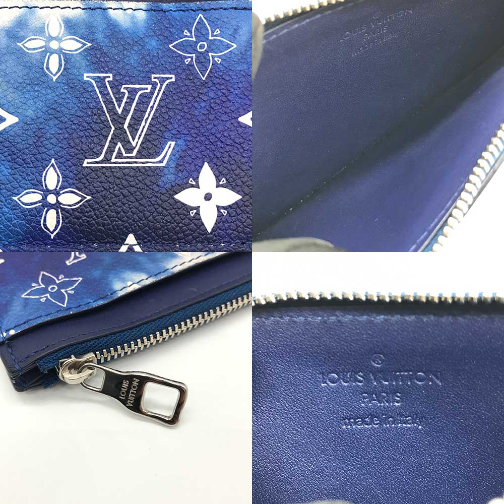 Louis Vuitton Bandana Monogram Coin Card Case M81432 in Very Good Condition