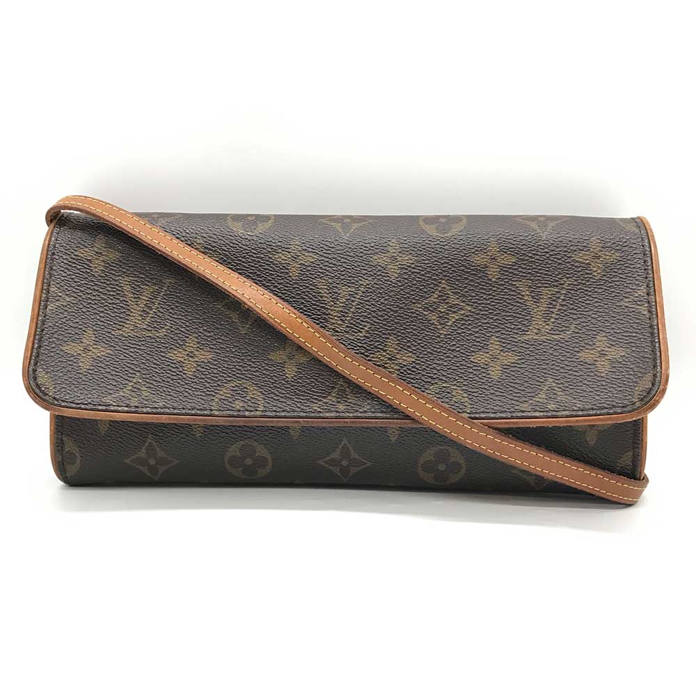 Louis Vuitton Monogram Pochette Twin GM Shoulder Bag M51852 in Good Condition