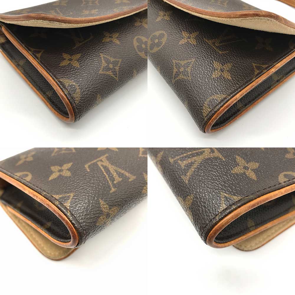 Louis Vuitton Monogram Pochette Twin GM Shoulder Bag M51852 in Good Condition