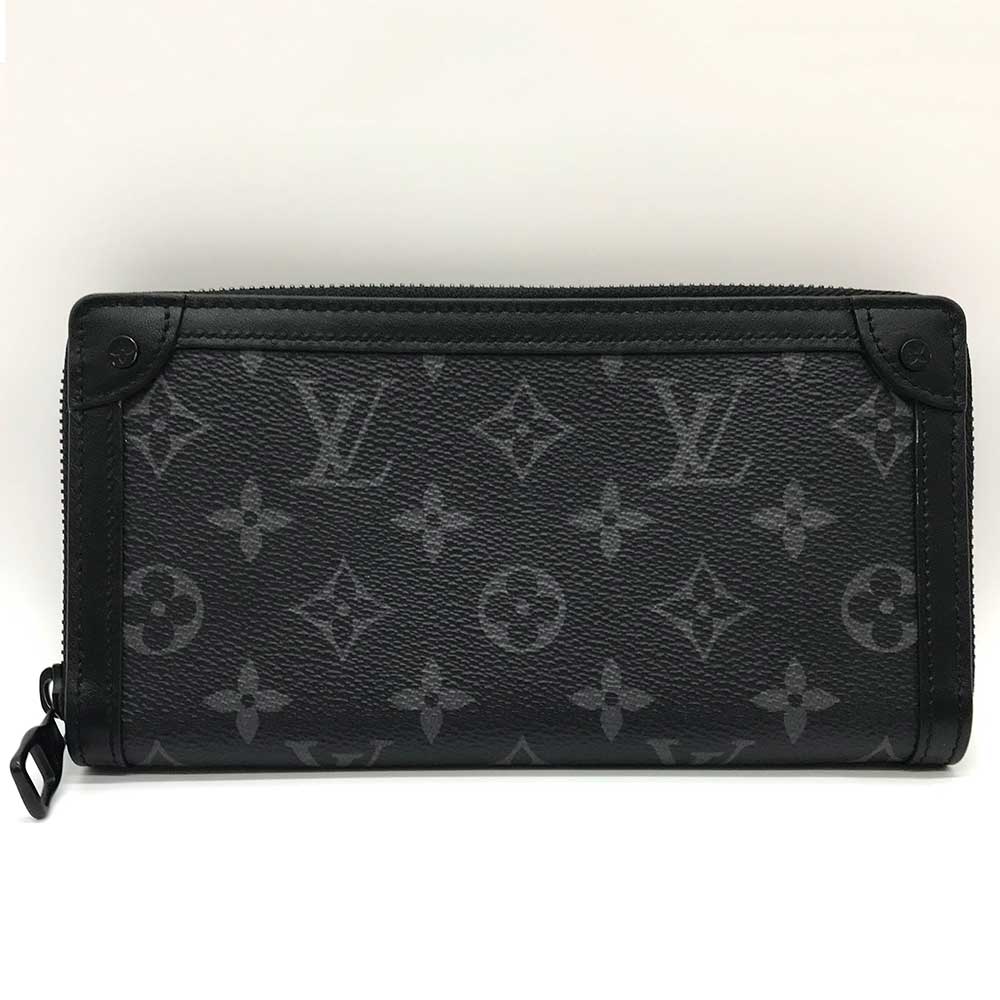 Louis Vuitton Monogram Eclipse Zippy Wallet in Very Good Condition